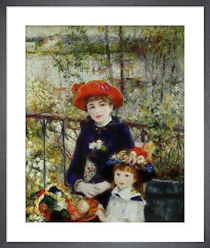 Two Sisters (On The Terrace), 1881 by Pierre Auguste Renoir