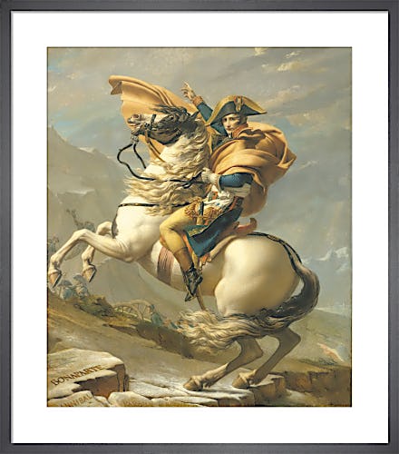 Napoleon Crossing the Alps, 1803 by Jacques-Louis David