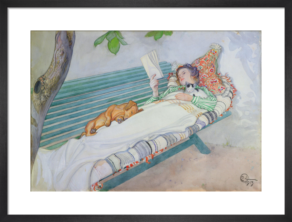 Woman Lying on a Bench, 1913