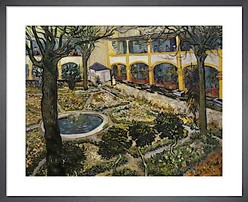 Garden of the hospital at Arles by Vincent Van Gogh