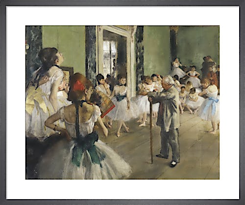 Les Classe de Danse, 1874-1876 by Edgar Degas