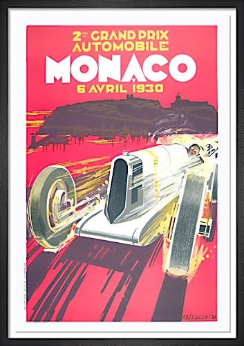 Monaco Grand Prix, 1930 by Robert Falcucci