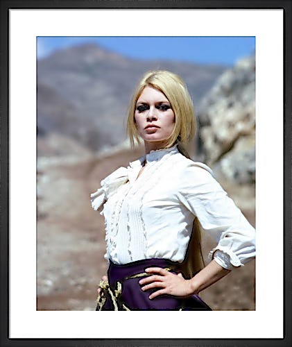 Brigitte Bardot (Shalako) by Hollywood Photo Archive