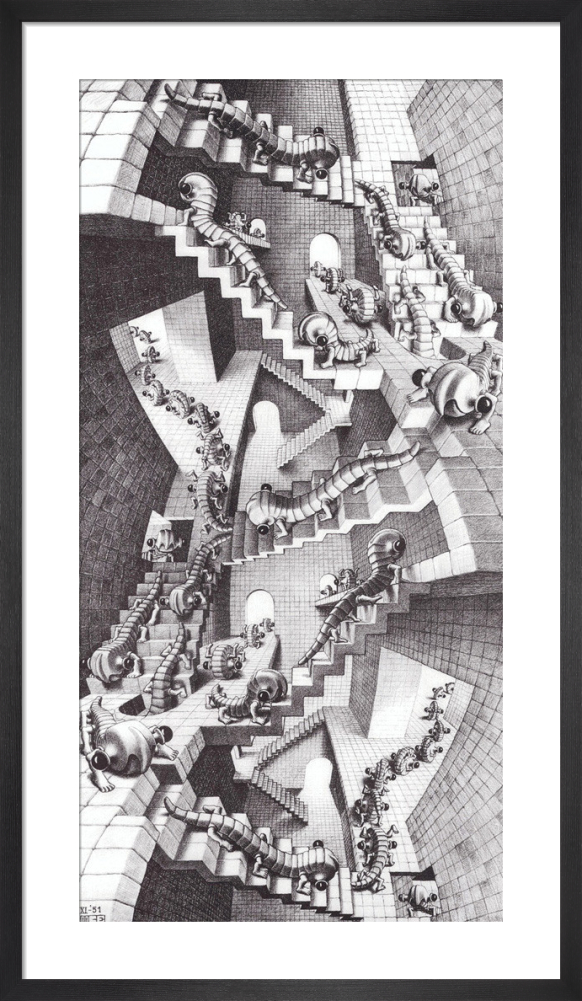 Gravity Art Print by M.C. Escher | King & McGaw