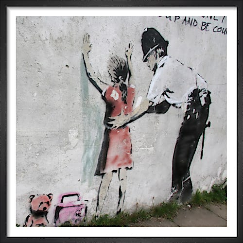 Banksy - Police Search by Panorama London