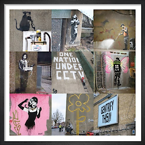 Banksy - Collage I by Panorama London