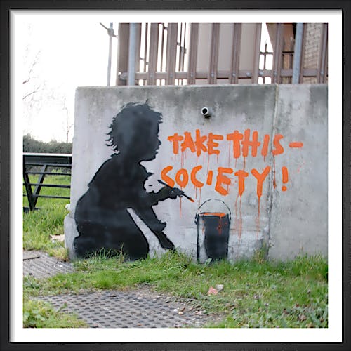 Banksy - Holland Park (Colour) by Panorama London