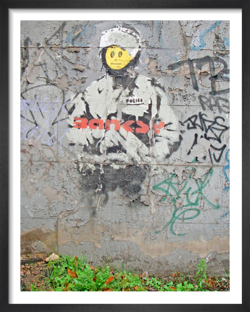 Banksy - Riot Cop Art Print by Panorama London | King & McGaw