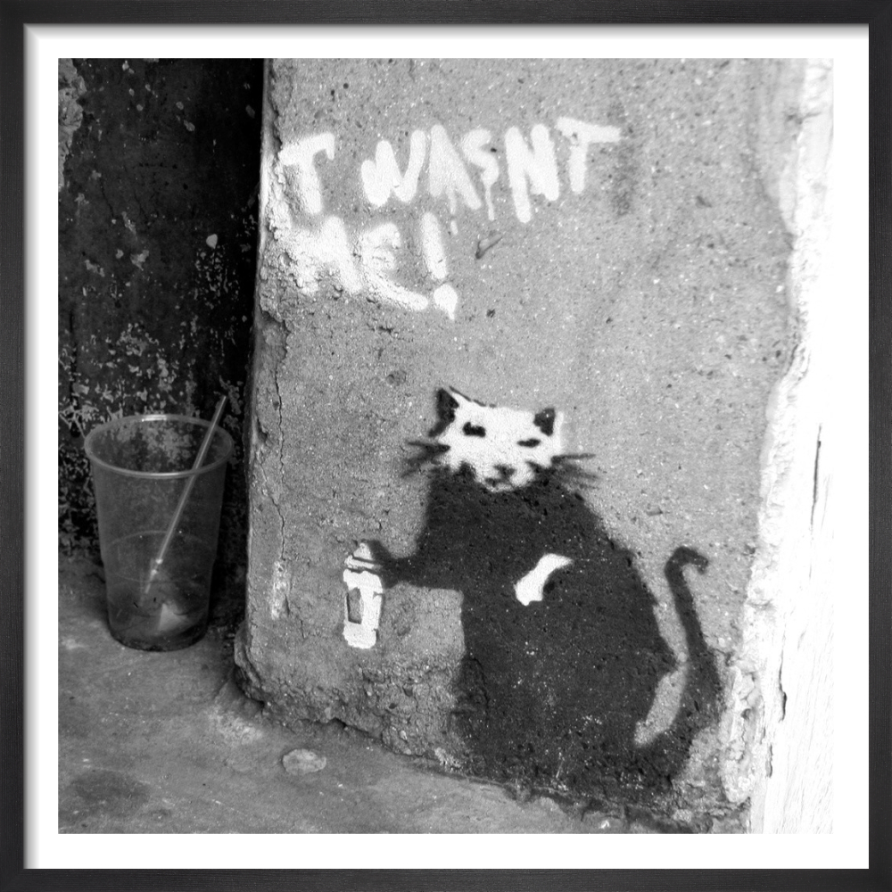 Banksy - Penton Street (B&amp;W)