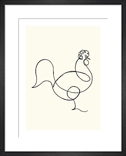 Le Coq 1918 by Pablo Picasso