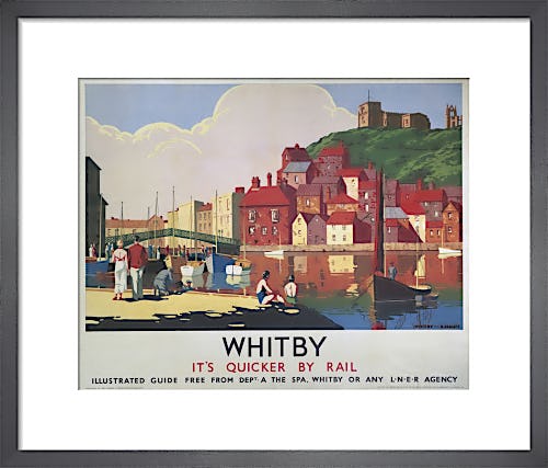 Whitby - It's Quicker by Rail by Anonymous