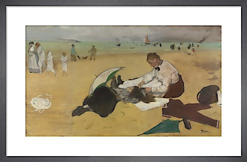 Beach Scene by Edgar Degas