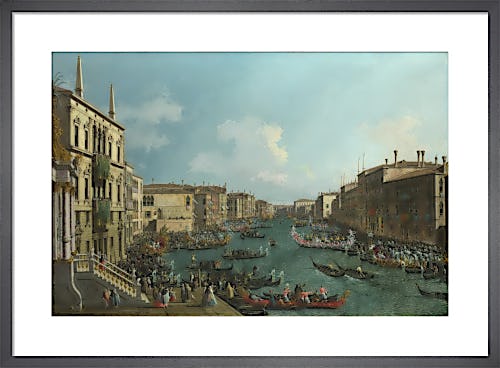 A Regatta on the Grand Canal by Giovanni Canaletto
