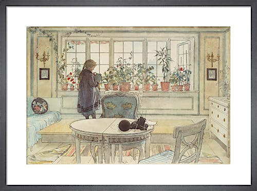 The Flower Window by Carl Larsson