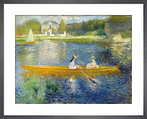 The Skiff by Pierre Auguste Renoir