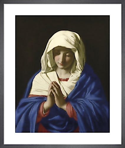 The Virgin in Prayer by Sassoferrato (Giovanni Battista Salvi)