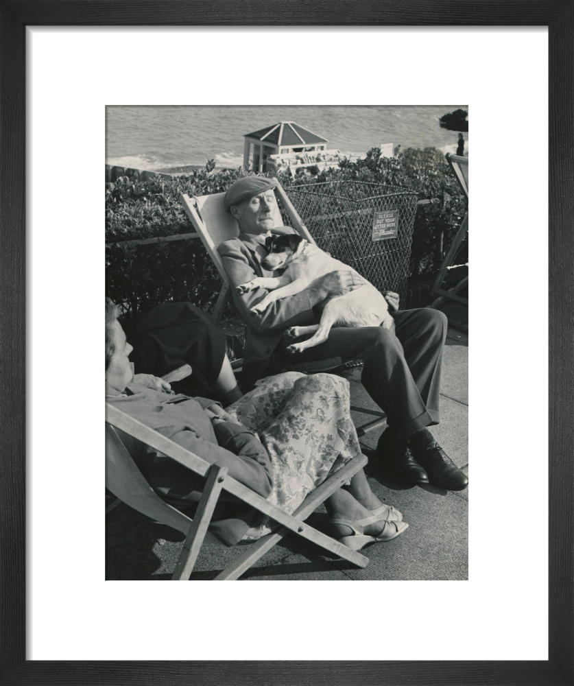 Seaside nap, 1950s