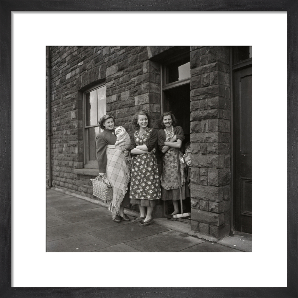 Women on doorstep, 1950s