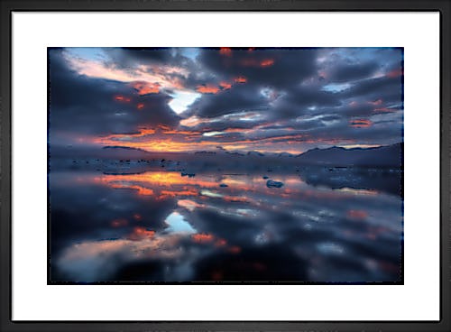 Icelandic Sunset by Maciej Duczynski