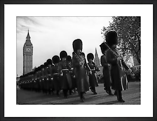 Bearskins and Big Ben, Parliament Square by Niki Gorick