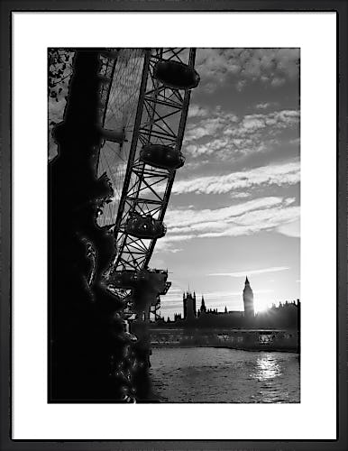 London Eye sunset by Niki Gorick