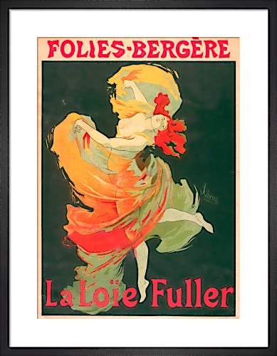 Loie Fuller - Folies Bergeres, 1895 by Jules Cheret