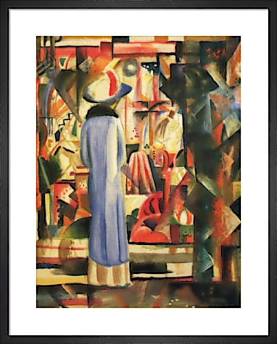 Large Bright Showcase by August Macke
