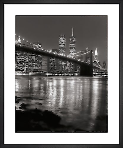 Brooklyn Bridge with World Trade Center by Christopher Bliss