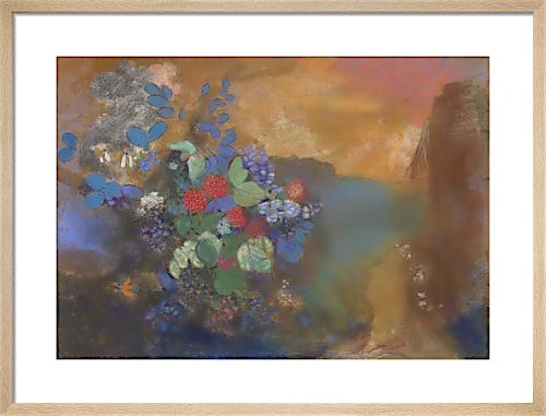 Ophelia among the Flowers by Odilon Redon