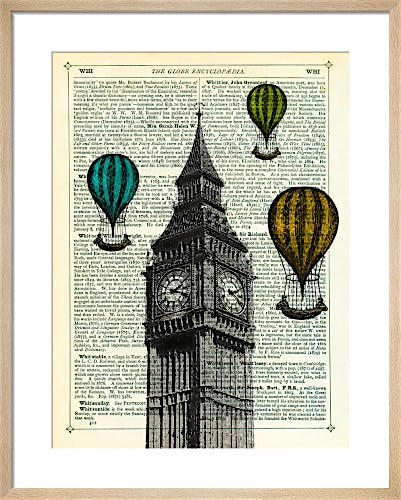 Big Ben and Balloons by Marion McConaghie