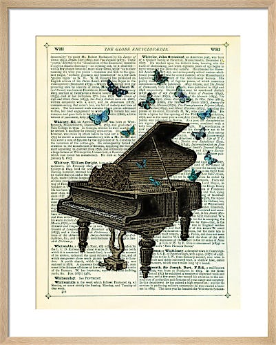 Piano and Butterflies by Marion McConaghie