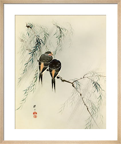 Swallows in Salix by Anonymous Chinese Artist