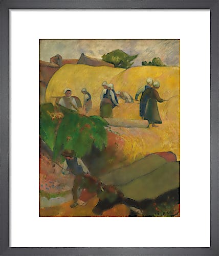Haymaking by Paul Gauguin