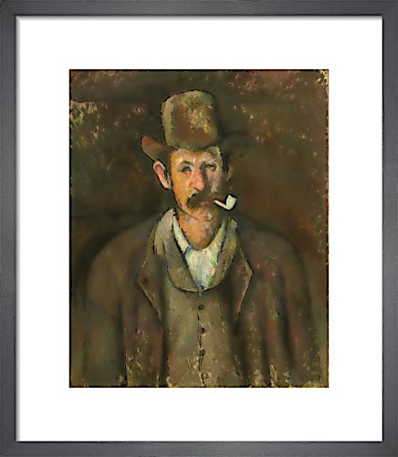 Man with a pipe by Paul Cézanne