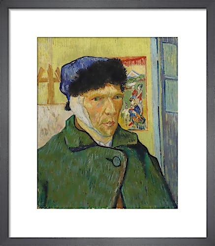 Self portrait with bandaged ear by Vincent Van Gogh