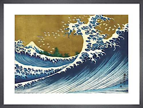 Big Wave (from 100 views of Mt. Fuji) by Katsushika Hokusai