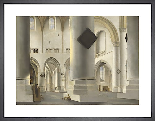 The Interior of the Grote Kerk at Haarlem by Pieter Saenredam