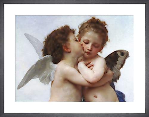 The First Kiss by Adolphe William Bouguereau