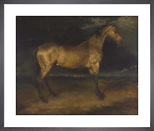 A Horse frightened by Lightning by Jean-Louis-André-Théodore Géricault