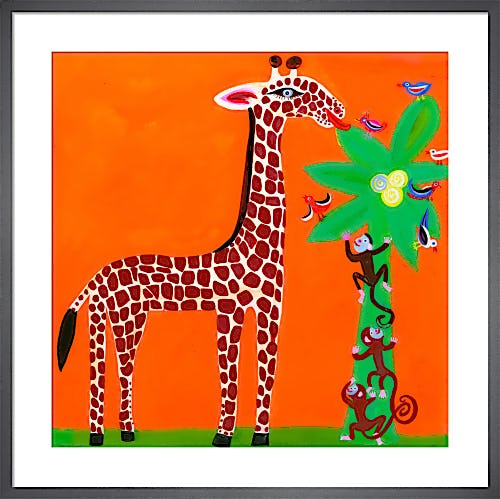 Giraffe and Monkeys by Christopher Corr