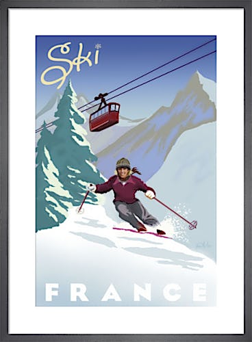 Ski France by Kem McNair