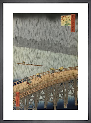 Sudden Shower by Utagawa Hiroshige