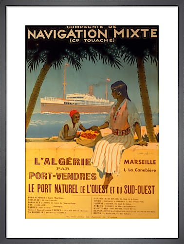 Algeria via Port-Vendres, 1920 by Sandy Hook