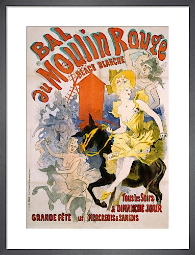 Bal au Moulin Rouge, 1892 by Jules Cheret