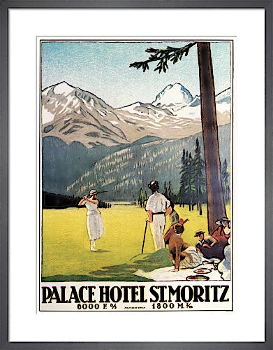 Palace Hotel St. Moritz, 1922 by Emile Cardinaux