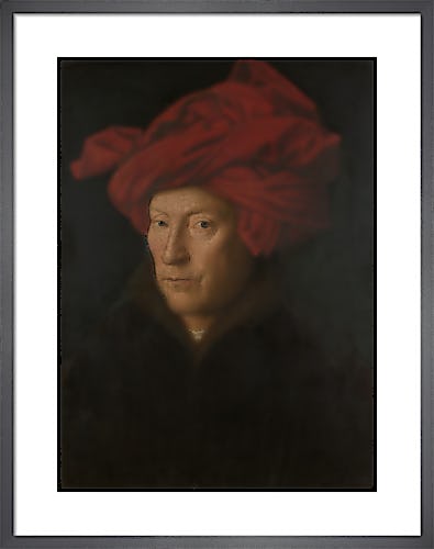 Portrait of a Man (Self Portrait?) by Jan Van Eyck