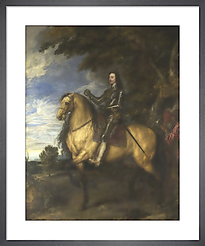 Equestrian Portrait of Charles I by Sir Anthony Van Dyck