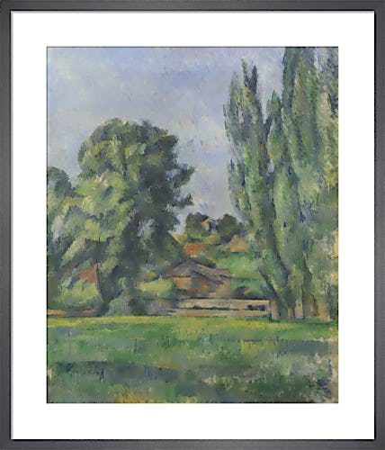 Landscape with Poplars by Paul Cézanne