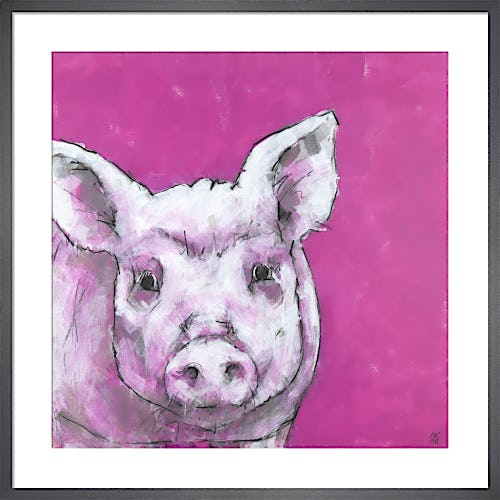 Pig on Pink by Nicola King