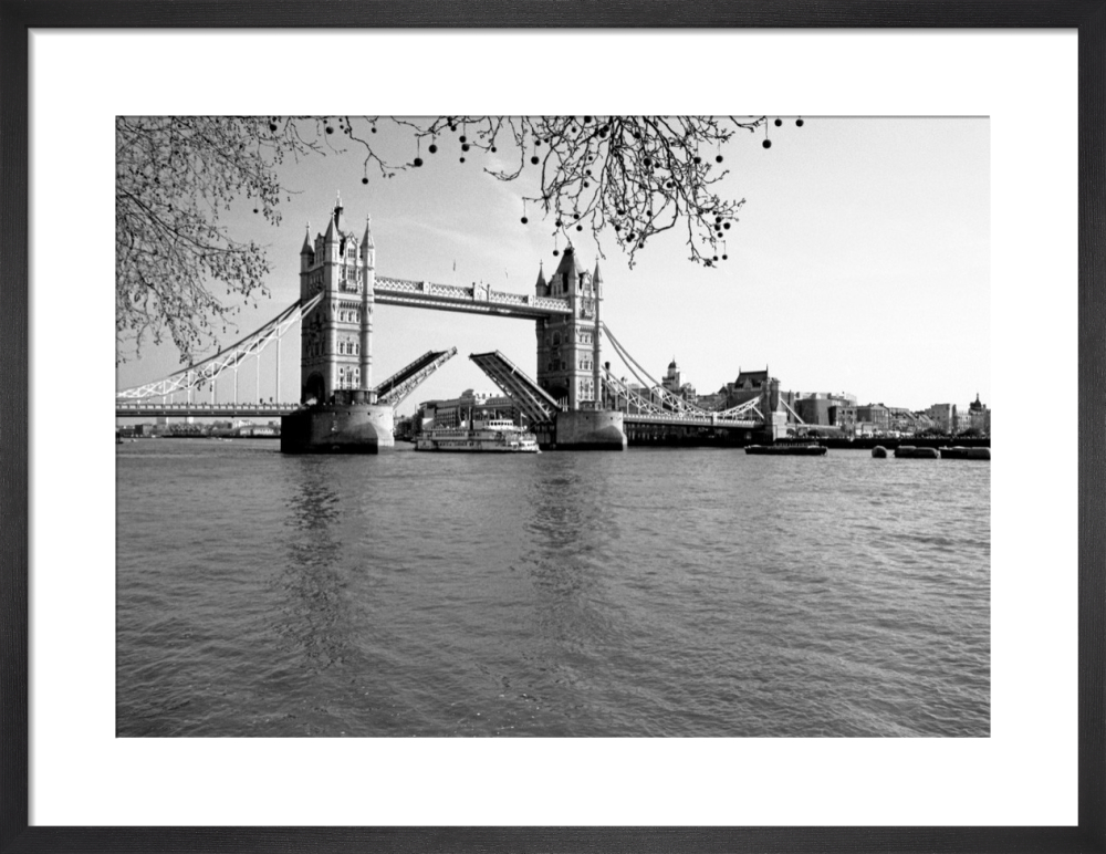 Tower Bridge opening.
